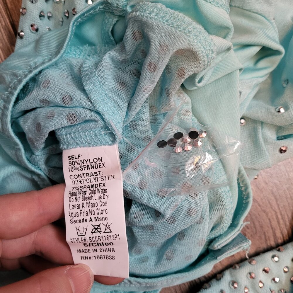 Dollskill Banjul bejeweled blue bodysuit! - Picture 6 of 6